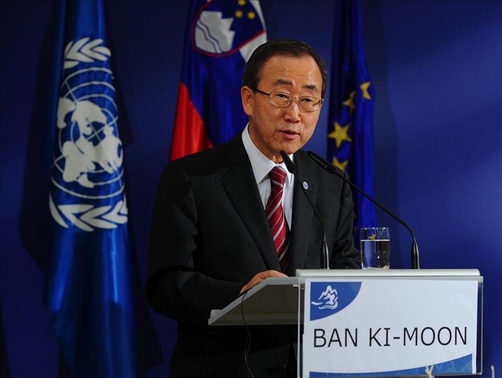 Le Secrétaire Général De L`onu Ban Ki Moon Aniamey Photos 